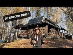 Off Grid Cabin Update | Fall At The Cabin!