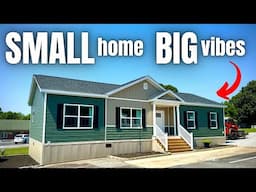 Is this the PERFECT modular home for a SMALLER or STARTING family?! Prefab House Tour