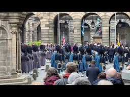 2024 Remembrance Day Ceremony City Chambers, Edinburgh, Scotland