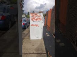 This Hood Slob Leaves His Nasty Old Refrigerator on the Sidewalk