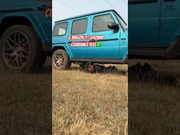 Mercedese G Wagon का अनोखा Ground Clearance Test #gwagon