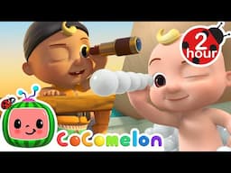 Rub-a-dub dub Pirates 🏴‍☠️ CoComelon JJ's Animal Time Nursery Rhymes and Kids Songs | After School