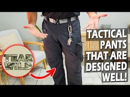 TearWild T20 Outdoor Tactical Pants & Belt // Designed really well!