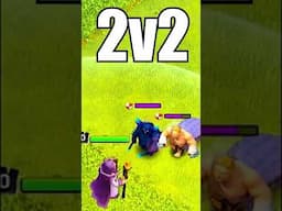 Pekka vs. Mole 2v2 death match #shorts