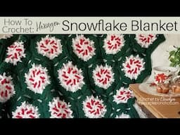 How To Crochet A Snowflake Hexagon Blanket