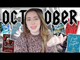 The Books I Read This Month SCARED ME | October Wrap Up