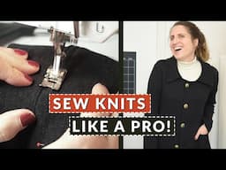 Sew Knits Like a Pro: Cardigan Sew-Along