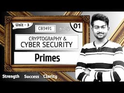 Primes in Tamil | Relative Prime Number in Tamil | Cryptography and Cyber Security CB3491 Unit 3