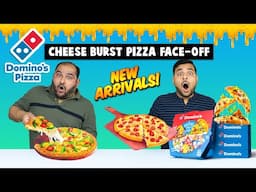 Domino's Cheese Burst Pizza Face-Off | New Cheese Burst Pizzas From Domino's | Viwa Food World