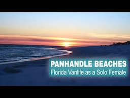 PANHANDLE BEACHES & Florida's only LAVENDER FARM || Solo Female // Vanlife USA Roadtrip Ep.13