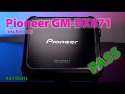 Pioneer GM-DX871 Mono Amplifier - 800W RMS x1 Ohm - Will it do 800 watts?