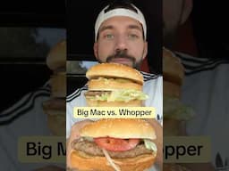 BIG MAC VS. WHOPPER! McDonald’s Vs. Burger King