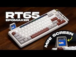 Keyboard w/ Screen & Joystick - Epomaker RT65 Review Teardown Mods & Sound Test