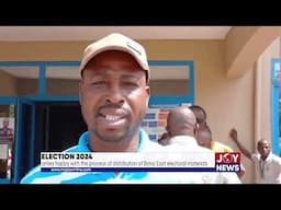 Election 2024: Parties happy with the process of distribution of Bono East electoral materials