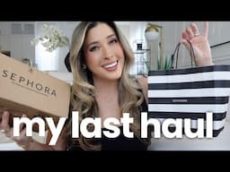 SEPHORA HAUL : WHAT I BOUGHT ON THE LAST DAY OF THE SEPHORA SALE ... MY LAST HAUL ...?