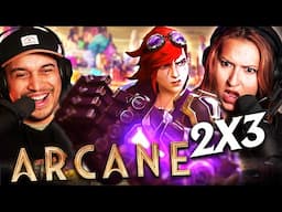 ARCANE SEASON 2 EPISODE 3 REACTION - AT THE EDGE OF OUR SEATS! - 2X3 - FIRST TIME WATCHING - REVIEW