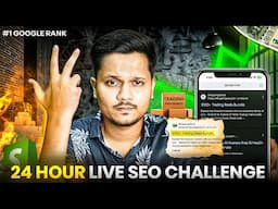 24 Hour Shopify SEO Challenge | Sell Digital Products Online 💰🚀