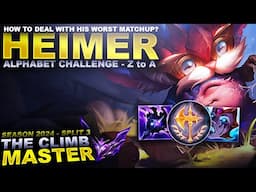 HOW TO DEAL WITH HEIMER'S WORST MATCHUP... - Alphabet Challenge Z to A | League of Legends