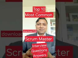 [TOP 10 Most Asked ] scrum master interview question I scrum master interview questions and answers