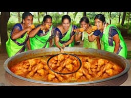 CHICKEN LEG PATIALA CURRY | PunjabKi Famous Chicken Curry |Murgh Patiala  Recipe Cooking in Village