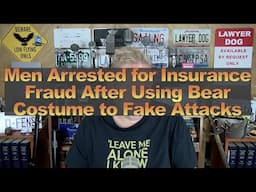 Men Arrested for Insurance Fraud After Using Bear Costume to Fake Attacks