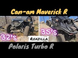 Can-am Maverick R and Polaris Turbo R on Zillas!