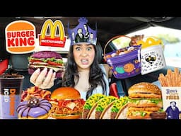 TRYING NEW MENU ITEMS FROM FAST FOOD RESTAURANTS!! *HALLOWEEN & FALL EDITION*