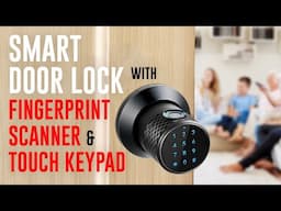 Best Fingerprint Smart Door Lock in 2023! The Elemake Smart Lock