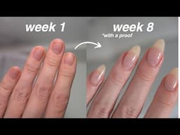 how to grow long natural nails fast