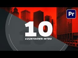 Create Easy COUNTDOWN TIMER INTRO in Adobe Premiere Pro