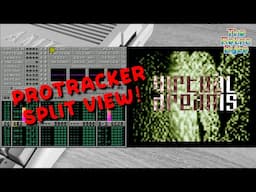 242 by Fairlight  & Virtual Dreams - Amiga Demo (Split ProTracker View) [60 FPS]