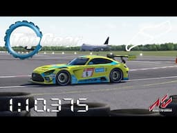 Assetto Corsa - 2023 Mercedes-AMG GT3 Evo - Top Gear Test Track Power Lap Times - 1:10.375