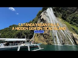 Catandayagan Falls Drone Footage, Masbate, Philippines