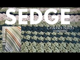 #CrochetGoals: Master the Sedge Stitch and Create the Perfect Crochet Blanket|Temperature Blanket