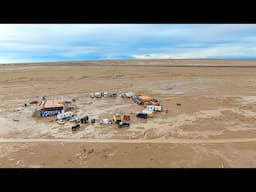 Mesmerizing Aerial Views of surreal Desert transformation after Epic  Rainstorm near Salton Sea, CA