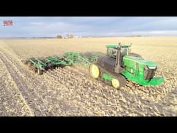 JOHN DEERE 9570RT Tractor Working on Fall Tillage