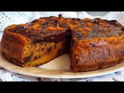 TARTA DE CALABAZA CON COBERTURA DE CHOCOLATE🤤😋 | El Dulce Paladar