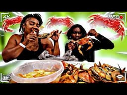 SEAFOOD BLUE CRAB MUKBANG! FT MAMADEE & KEON