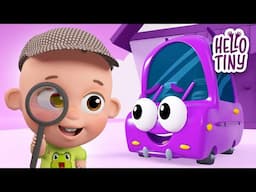 Where Are You Purple Car? 🚙 | Kids Songs and Nursery Rhymes | Hello Tiny