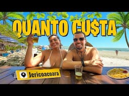 QUANTO CUSTA 1 dia de praia em JERICOACOARA? Preços de tudo: almoço, bebidas, passeios, pousada etc