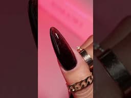 THE VIRAL RED GLASS NAILS (with a Halloween twist 🤭)