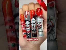 Which SPOOKY Nails Would YOU Choose?😱🩸💅🏼 *crazy nail art* #naildesign #nailsart #nails