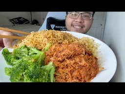 Indomie Goreng + Korean Style Chicken ASMR 🍗 🍜