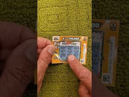 Scratching an Instant Scratch Off Lottery Ticket #shorts