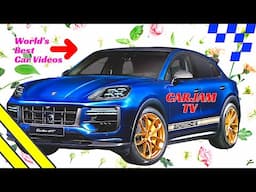 2024 New Porsche Cayenne Turbo GT Driving Engine Sound Promo