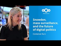 Constanze Kurz: mass surveillance, Snowden, and the future of digital politics in Europe