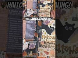 halloween journaling🦇 #halloween #journal #journaling #junkjournal #halloweenjournalchallenge #art