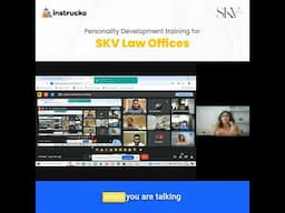 Personality Development training for SKV Law Offices @instrucko