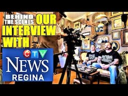 OUR INTERVIEW WITH ANGELA STEWART & CTV NEWS - Behind the Scenes