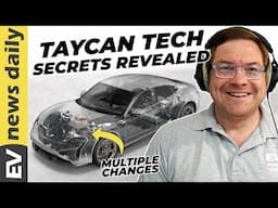 Revealing Porsche TECH SECRETS In The New Taycan (Plus 11 more EV stories today)